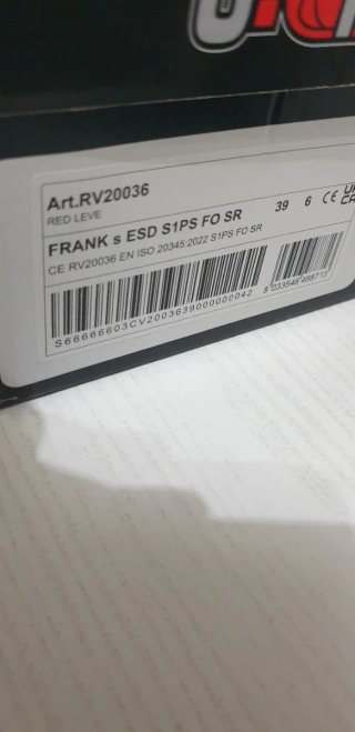 Scarpe da lavoro antinfortunistica U POWER n 39