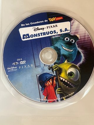 Monstruos S.A. DVD Disney Pixar Español