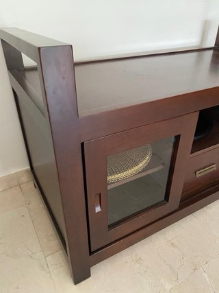 Conjunto Muebles Salón: Vitrina y Mesa TV