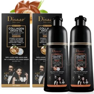 Pack 2 Champú Disaar Negro 400ml