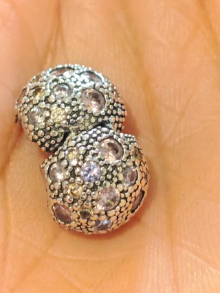 Pandora Charm Circonitas Rosa Plata