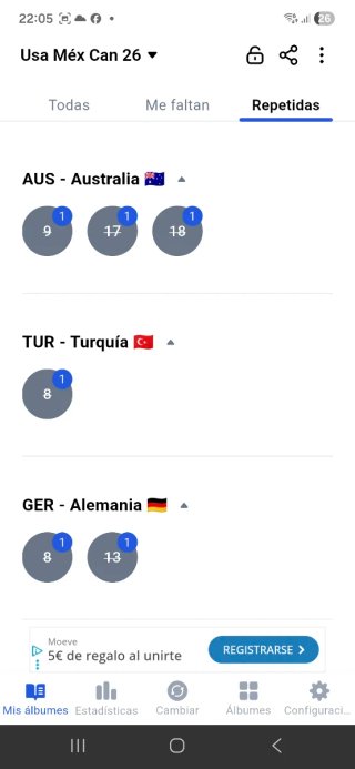 Cambio Cromos Mundial Ver imágenes de cromos repes
