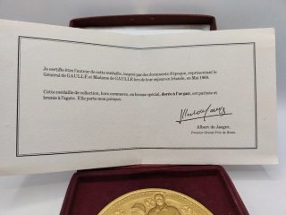 Medalla De Gaulle 1969 De Jaeger