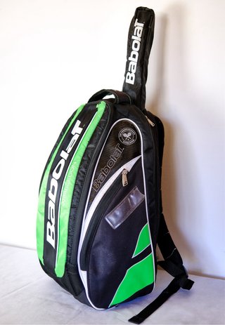 Mochila Tenis Babolat Wimbledon Negra/Verde