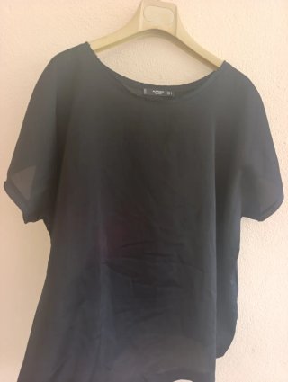 Camiseta Mango Negra Talla L