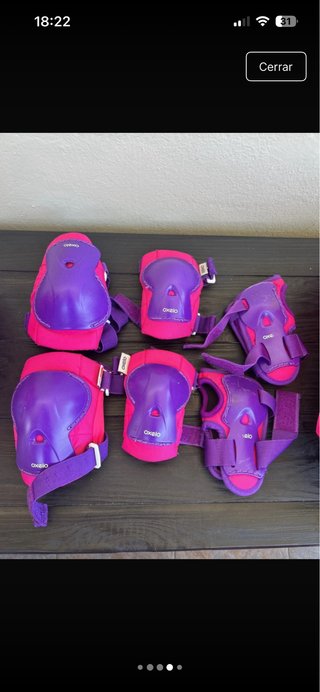 Patines 3 ruedas rosas y morados
