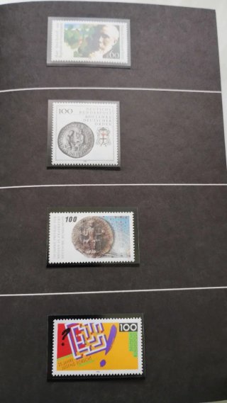 Libro Anual 1990 Alemania Sellos Nuevos **