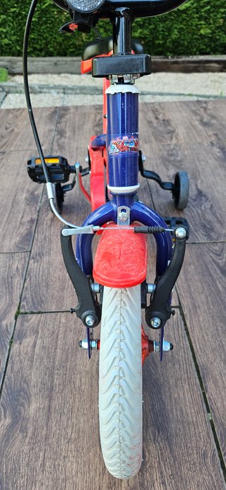 Bici Infantil Spiderman Azul y Roja