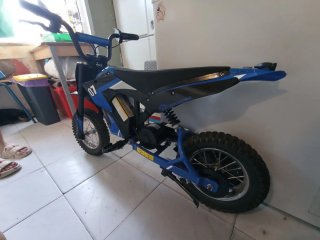 Moto Eléctrica Infantil Azul 07
