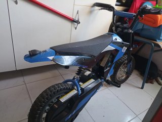 Moto Eléctrica Infantil Azul 07