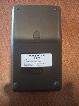 Calcolatrice Tecnofonic 481