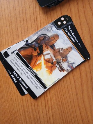 Star Wars Legion Cartas Francés (blizzard force)