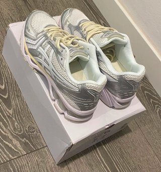 Zapatillas Asics Blancas/Gris Talla 41