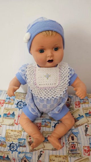 Muñeco Bebé Celuloide Antiguo Luisito