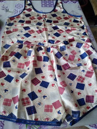Pijama Verano Raso Azul y Rosa