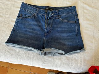 Shorts vaqueros Mango