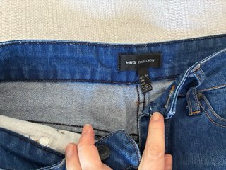 Shorts vaqueros Mango