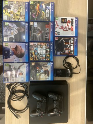 PS4 (PlayStation 4) + 2 Mandos y Juegos