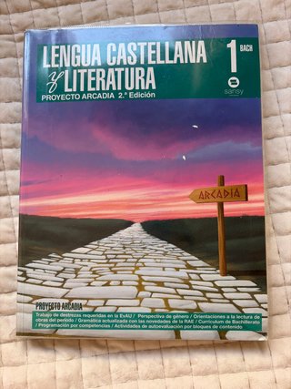 Lengua castellana y literatura, 1 BACH.