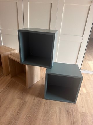 Cubo Estantería Madera Ikea