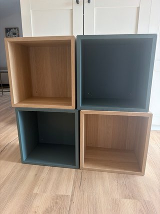 Cubo Estantería Madera Ikea