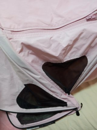 Capota Bugaboo ventilada rosa con mosquitera