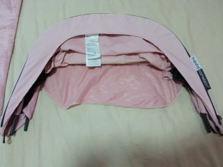 Capota Bugaboo ventilada rosa con mosquitera