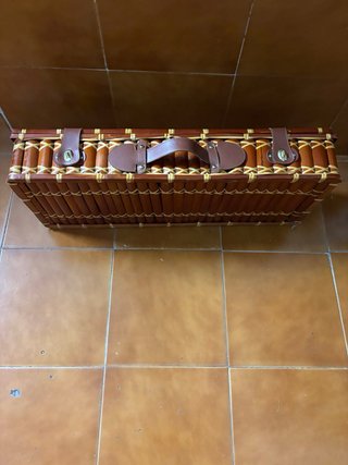 Maletín/Baúl de mimbre