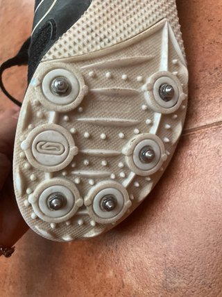 Zapatillas Atletismo Tacos Negro/Naranja