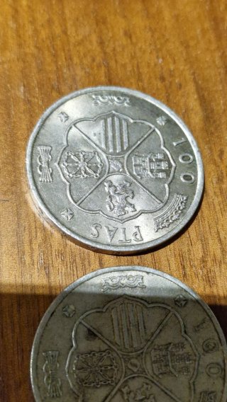 Lote 3 monedas 100 pesetas plata 1966