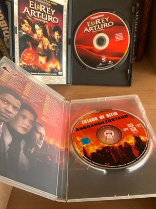 DVD Estado de Sitio y El Rey Arturo