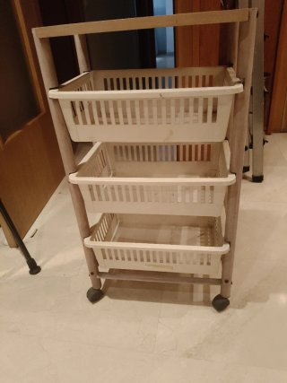 Carrito 3 cestas multiusos cocina