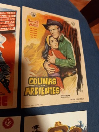Programas de mano cine antiguo (6 unidades)