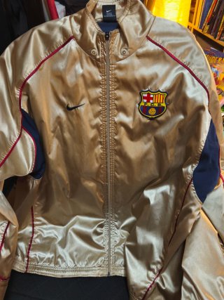 Chaqueta FC Barcelona Nike Dorada