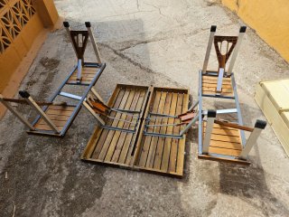 Maletín Mesa y Sillas Plegables Camping