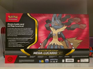 Colección Pokémon Mega-Lucario EX con Figura