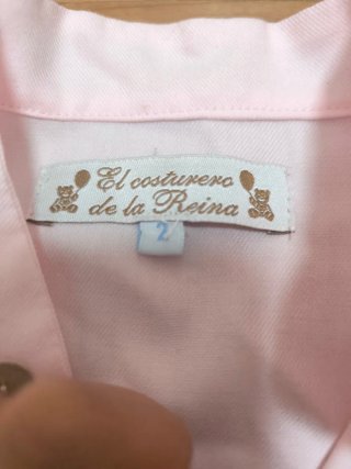Camisa bebé rosa