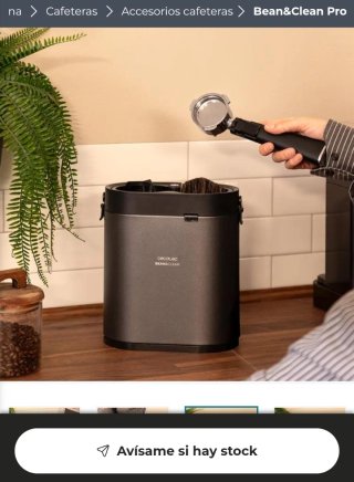 ✅️ Cecotec Limpia Portaflitros Bean&Clean Pro