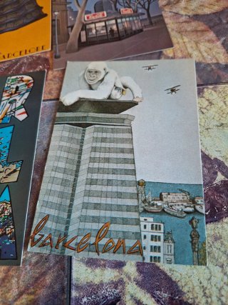 Postal DOS I UNA BARCELONA (8)