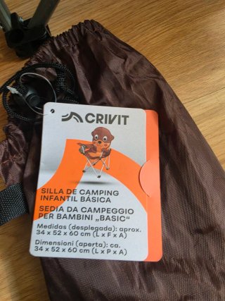 3 Sillitas Infantiles Plegables Camping Excursione
