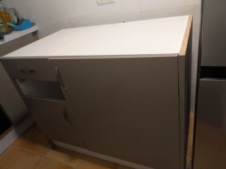 Mueble de cocina sin electrodomesticos