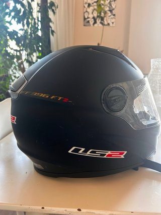 Casco Integral Moto LS2 Negro Talla S