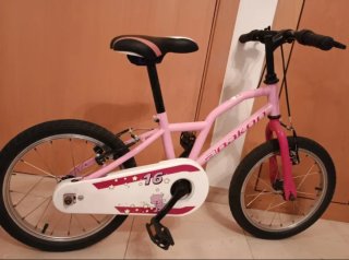 Bicicleta infantil 16 rosa