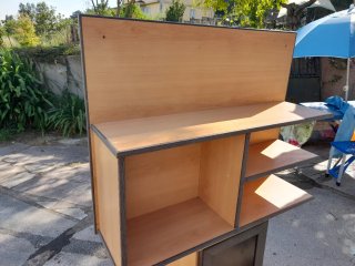 Estantería de madera para pared