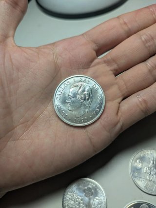 Lote 4 monedas 2000 pesetas 1995-1999