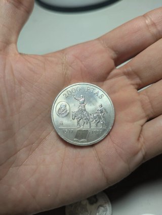 Lote 4 monedas 2000 pesetas 1995-1999