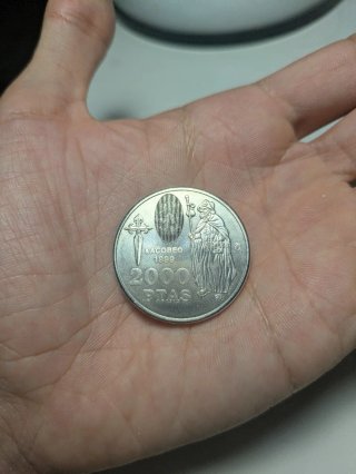 Lote 4 monedas 2000 pesetas 1995-1999