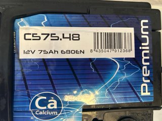 Batería 12V 75ah 680EN