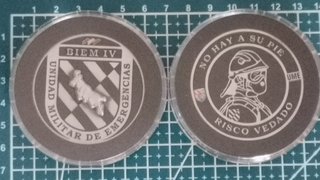 Moneda UME BIEM IV Unidad Militar de Emergencias