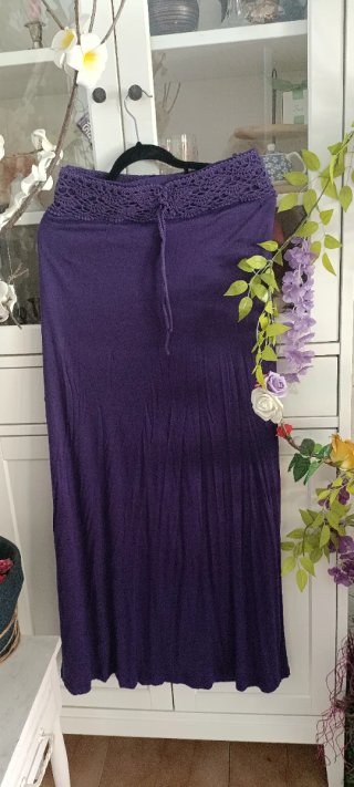 Vestido largo morado